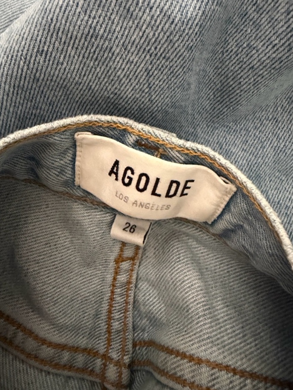 Agolde The Low Slung Baggy jeans. 👖 size 26. Color: SHAKE - Picture 7 of 9